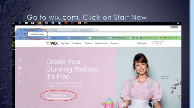 Thiết kế website với Wix