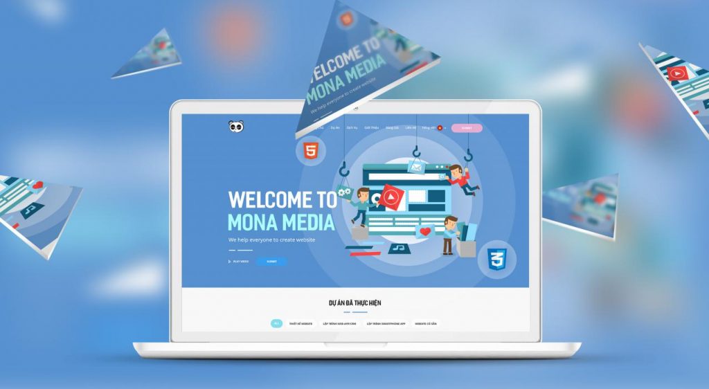 Thiết kế website bán hàng Mona Media