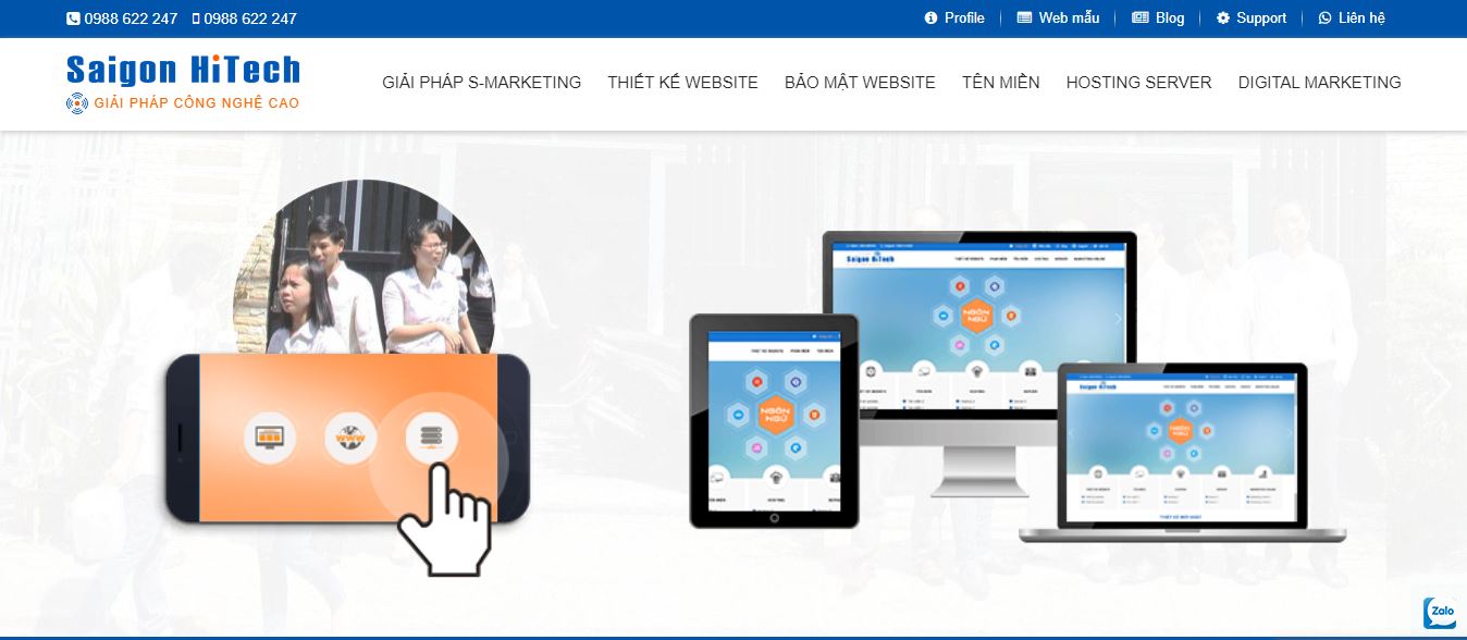 Công ty thiết kế web Saigon Hitech