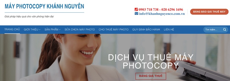 Bán máy photocopy mới và cũ Khánh Nguyên