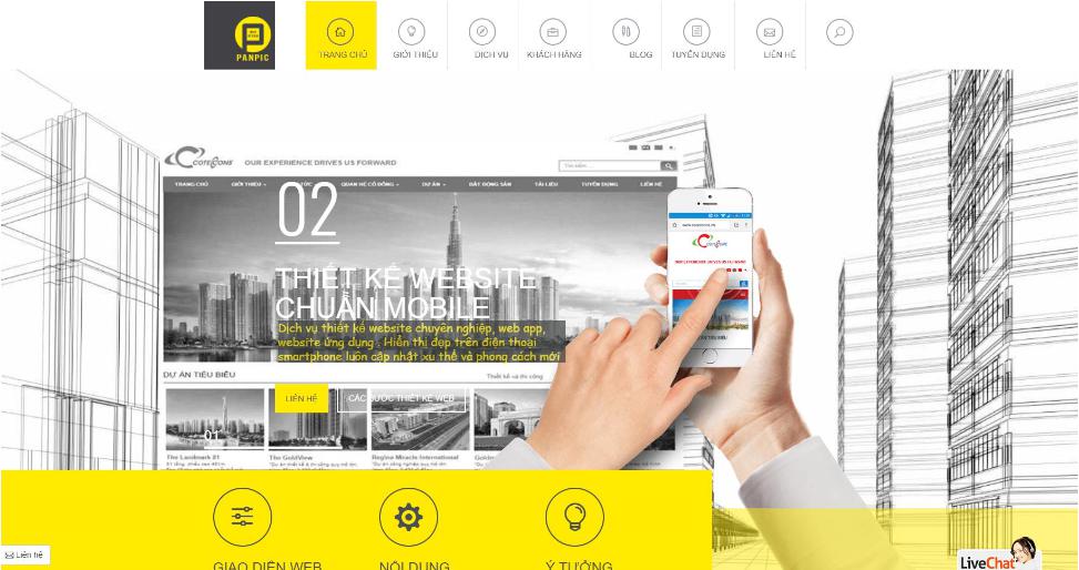 Công ty thiết kế website Panpic