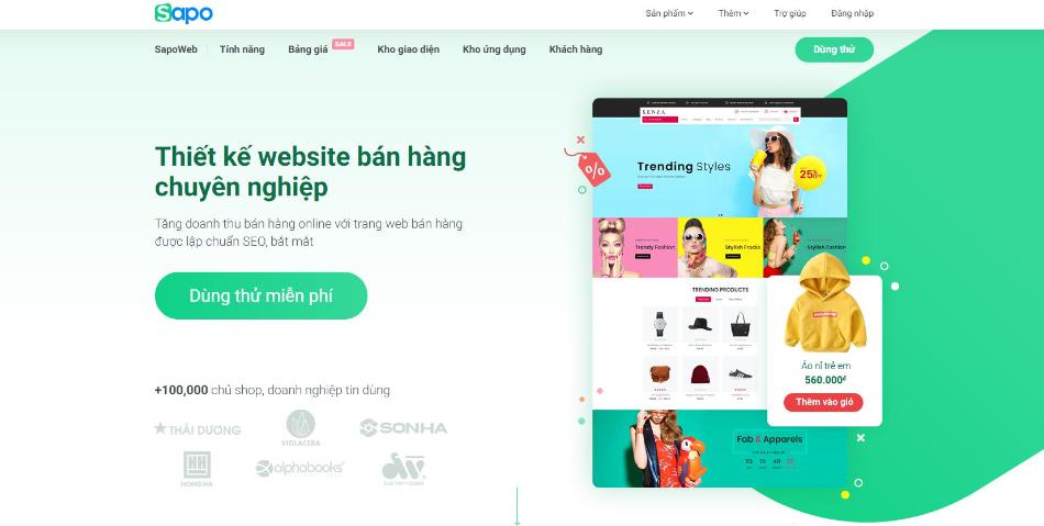 Công ty thiết kế web Sapo