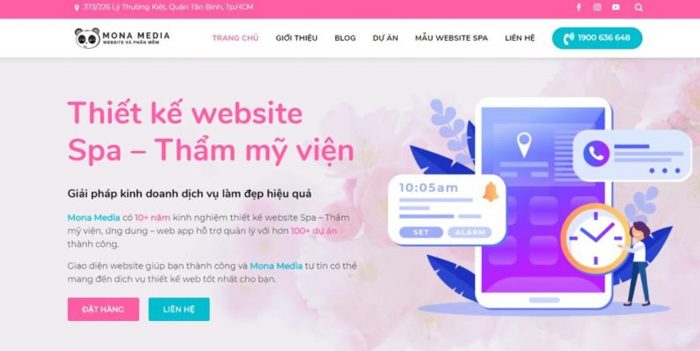 Những cái ĐƯỢC khi thiết kế website Spa – Trung tâm làm đẹp