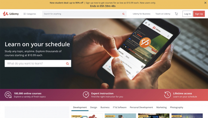 Udemy.com - Trang web dạy học trực tuyến hàng đầu
