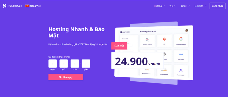 nhà cung cấp hostinger