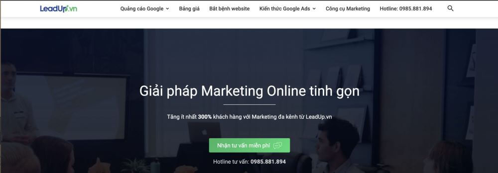 LeadUp - Đơn vị chuyên cung cấp các giải pháp Marketing hiệu quả