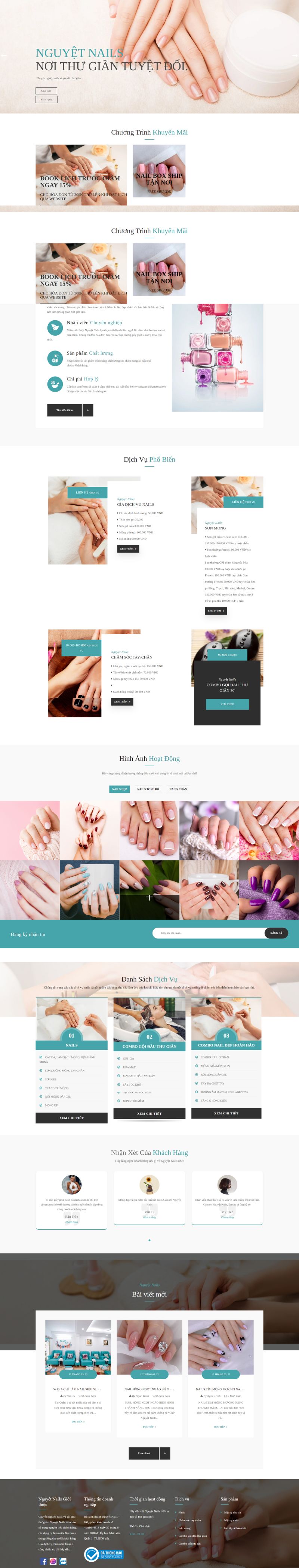 website Nguyệt nails