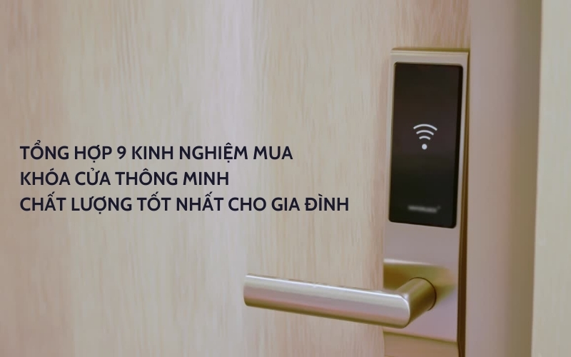 kinh nghiệm mua khóa cửa thông minh