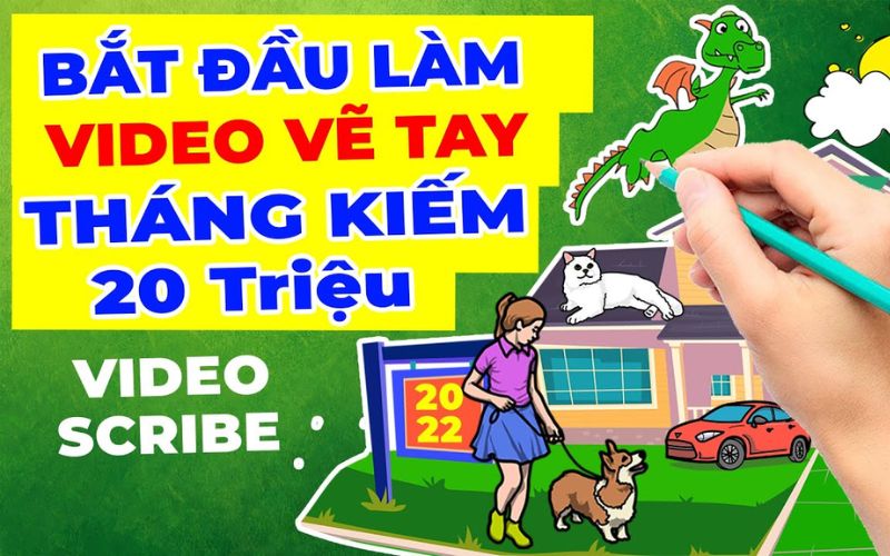 học video animation kiếm tiền youtube