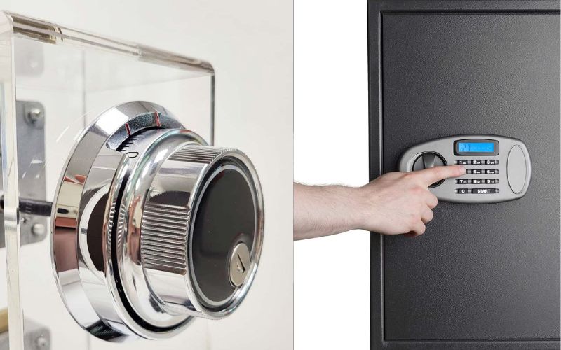 Nên dùng két sắt khóa cơ hay điện tử